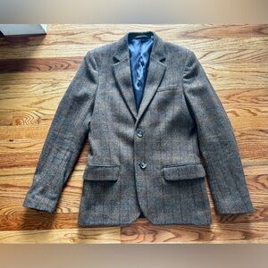 Jack Wills Plaid Wool Blazer - 36